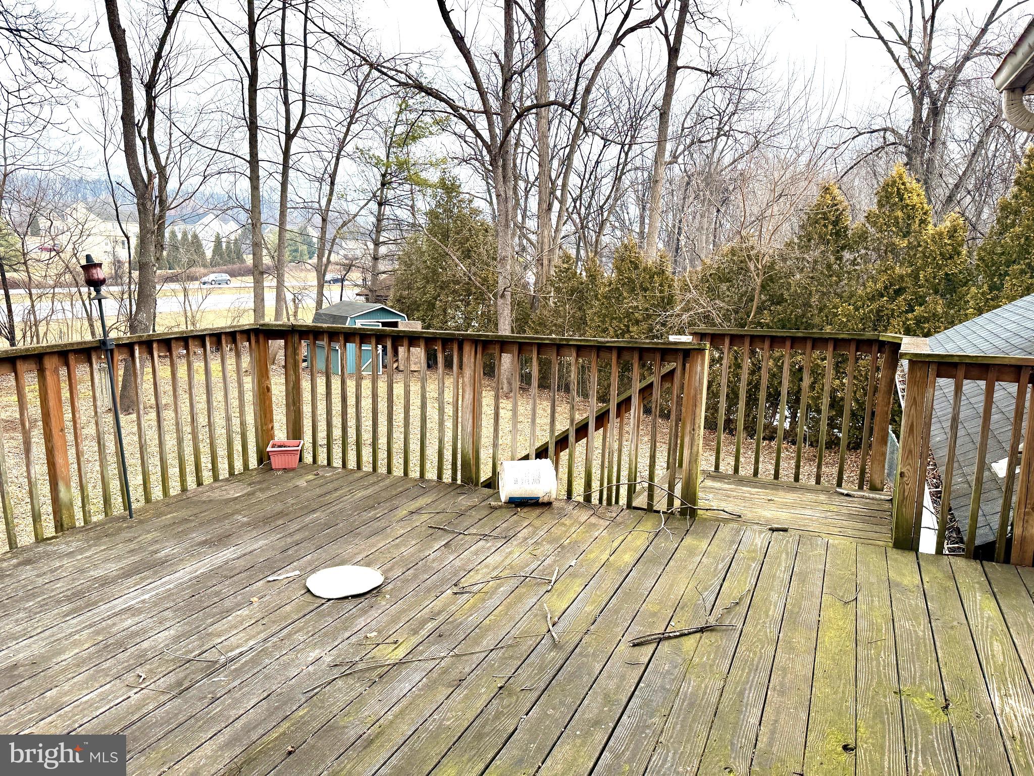 52 Morgan Street Inwood, WV 25428 - Photo 4 of 26 a view of wooden deck