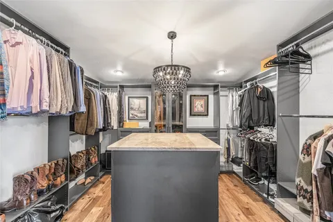 a room with storage and utility