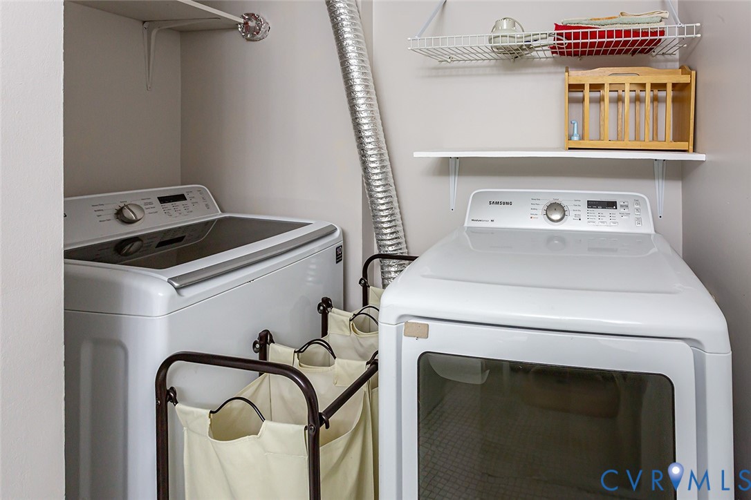 1500 Largo Road, Unit 201 Henrico, VA 23238 - Photo 12 of 23 Laundry room with separate washer and dryer