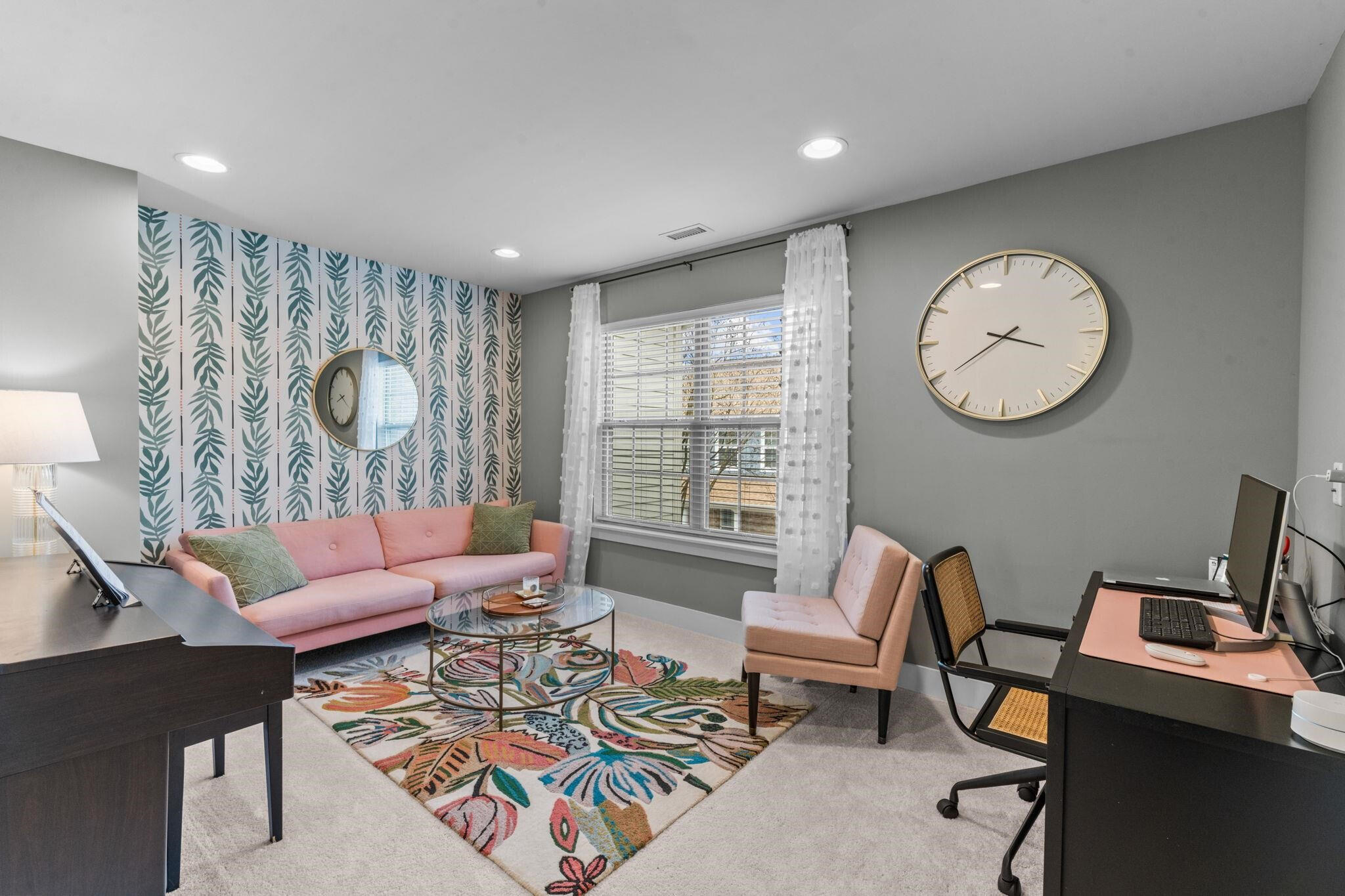 9304 Sevillanos Walk Raleigh, NC 27617 - Photo 26 of 41 a living room with furniture and a large window