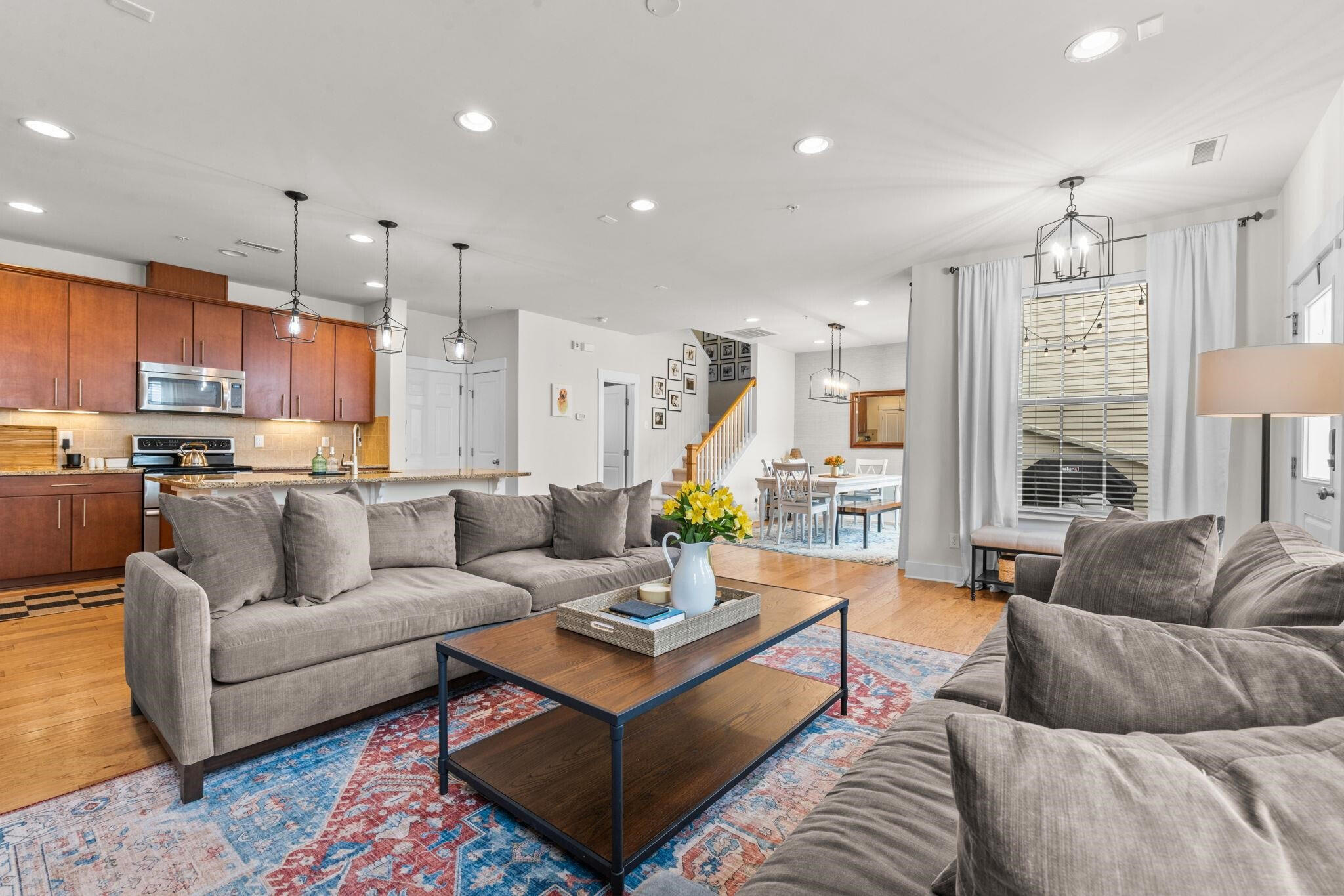 9304 Sevillanos Walk Raleigh, NC 27617 - Photo 10 of 41 a living room with furniture and a large window