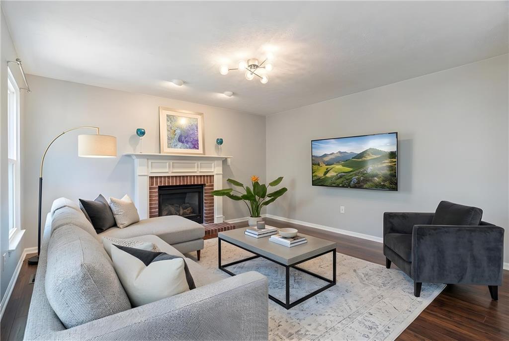 216 Lori Road Gibsonia, PA 15044 - Photo 18 of 50 Virtually staged to inspire the full design potential of this open layout family room.