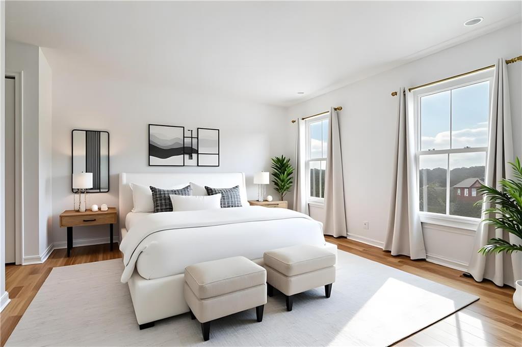 216 Lori Road Gibsonia, PA 15044 - Photo 24 of 50 Virtually staged to inspire the full design potential of this primary bedroom suite.