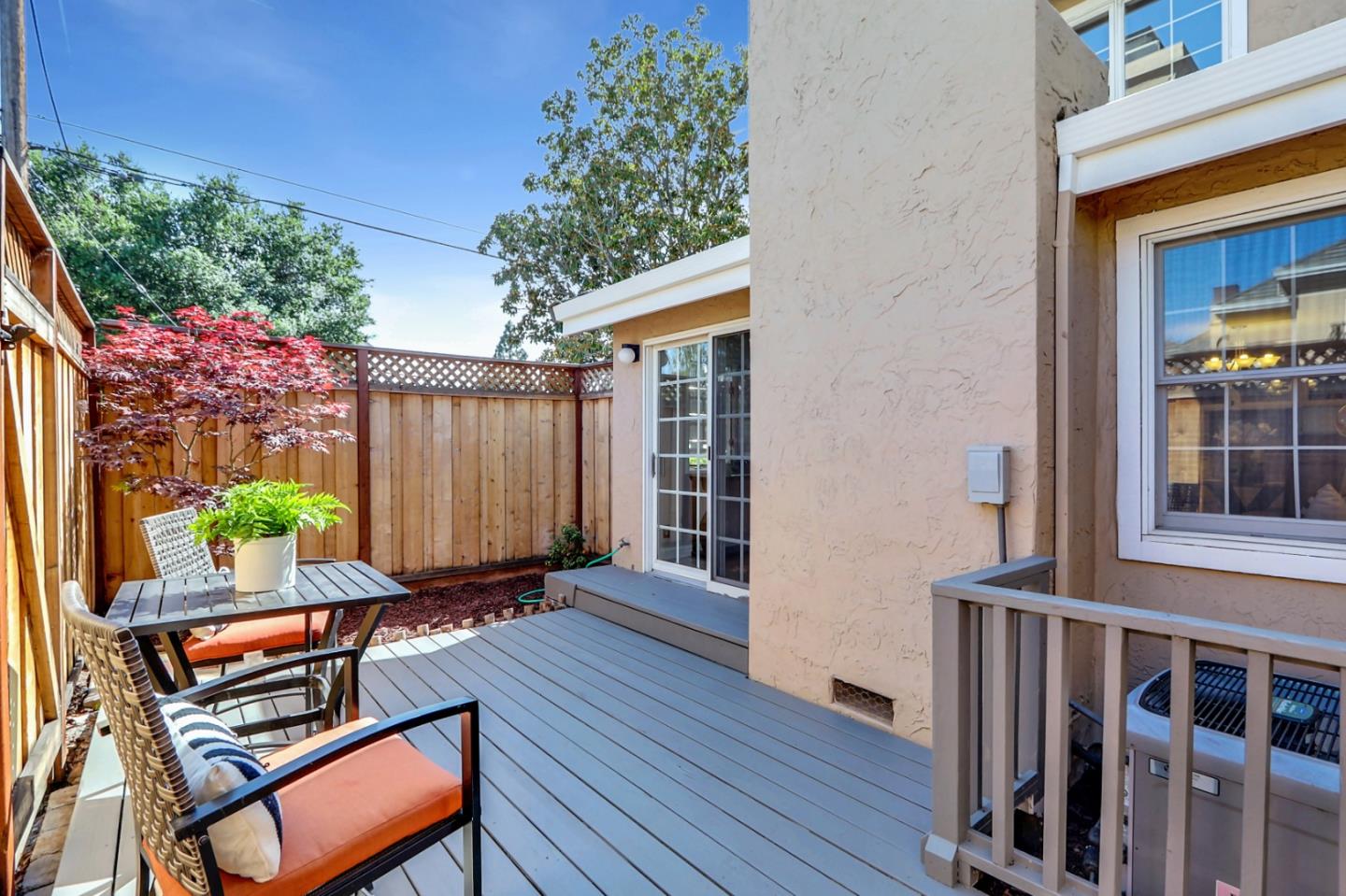 191 Redding Road Campbell, CA 95008 - Photo 34 of 37 a backyard of a house with barbeque oven table and chairs