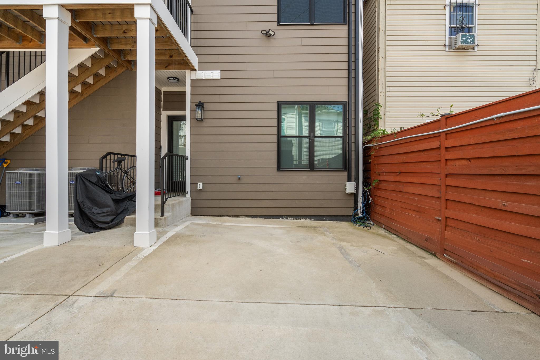 1130 Penn Street Northeast, Unit 6 Washington, DC 20002 - Photo 21 of 21 Large Parking Space with Garage Door