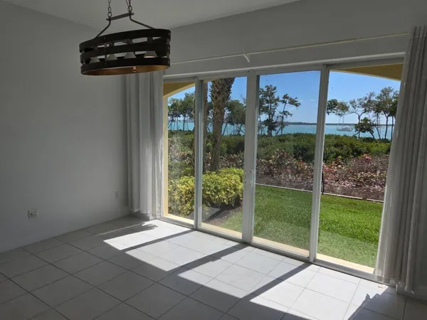 a very nice looking room with a large window