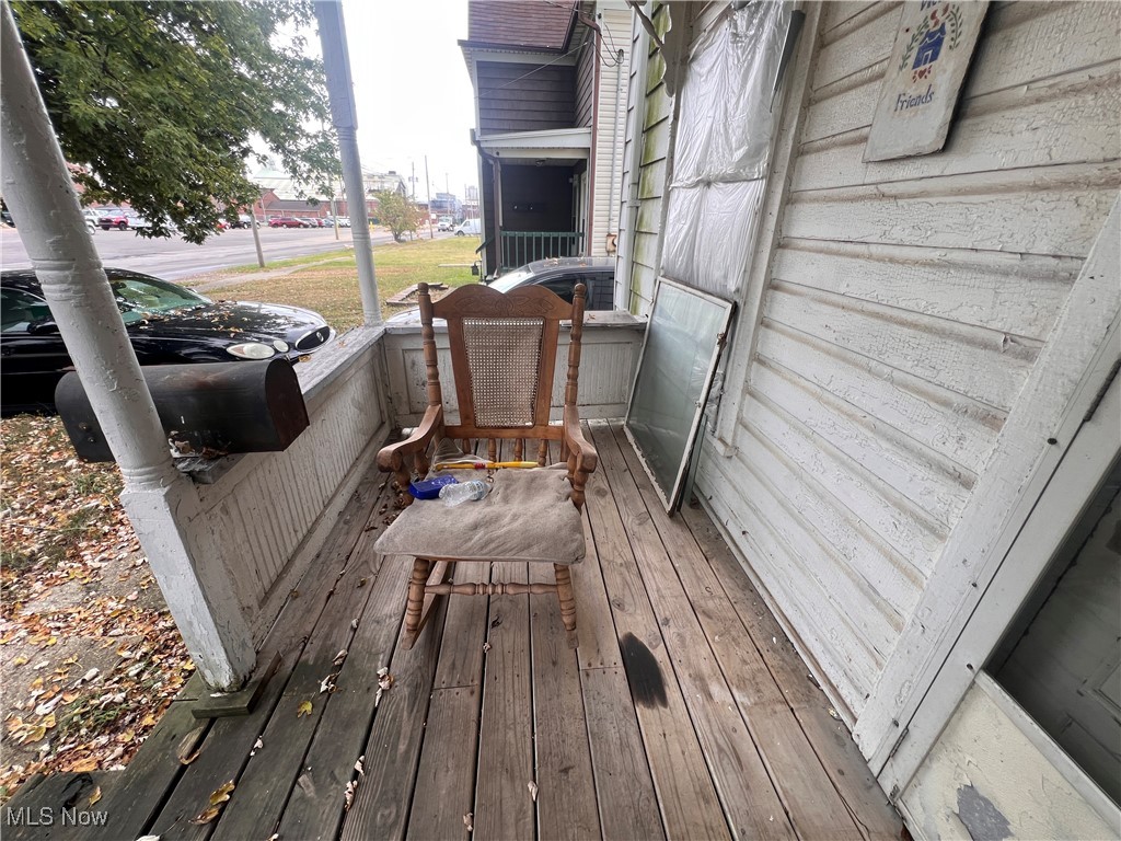 70 Salt Street Rittman, OH 44270 - Photo 4 of 16 View of wooden porch