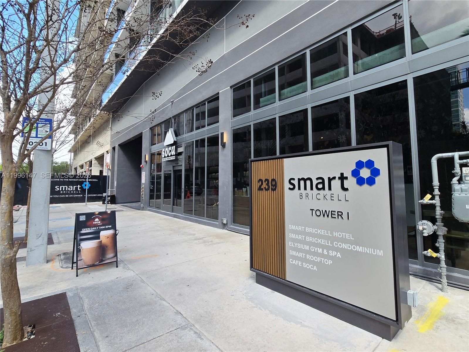 239 Southwest 9th Street, Unit 1403 Miami, FL 33130 - Photo 3 of 33 a view of a building with sitting area