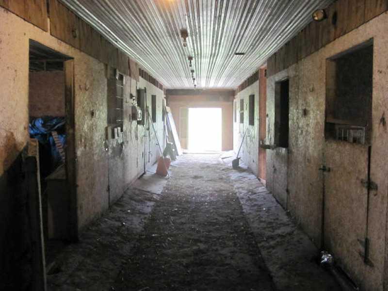 323 Lane Road New Sharon, ME 04955 - Photo 10 of 17 Stable/Barn. Inside Horse Barn