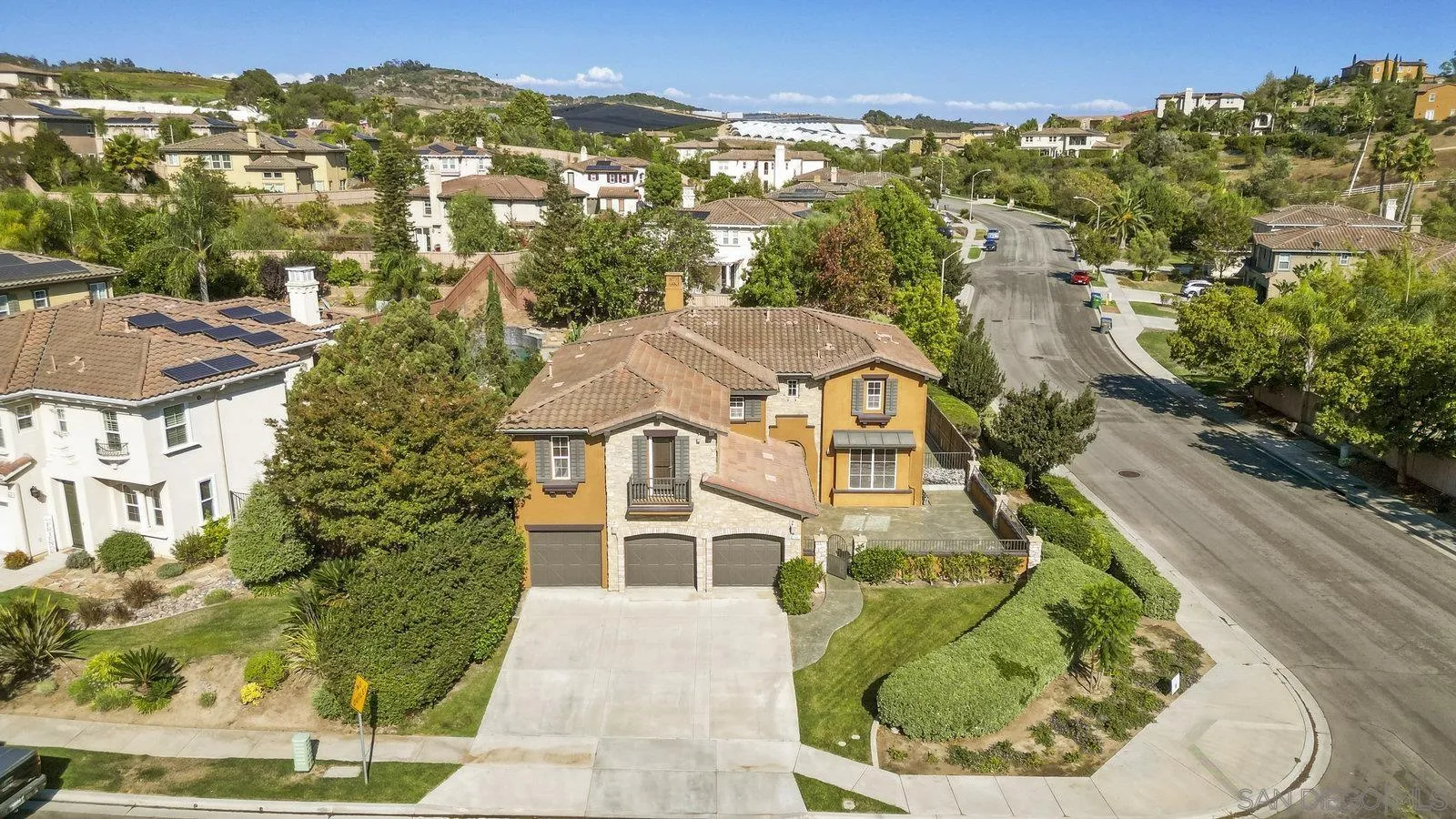 5545 Nanday Court Oceanside, CA 92057 - Photo 3 of 38 an aerial view of a house