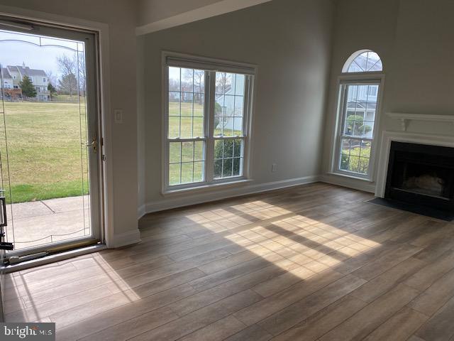 Living Room & New Wood Laminate Floors throughout