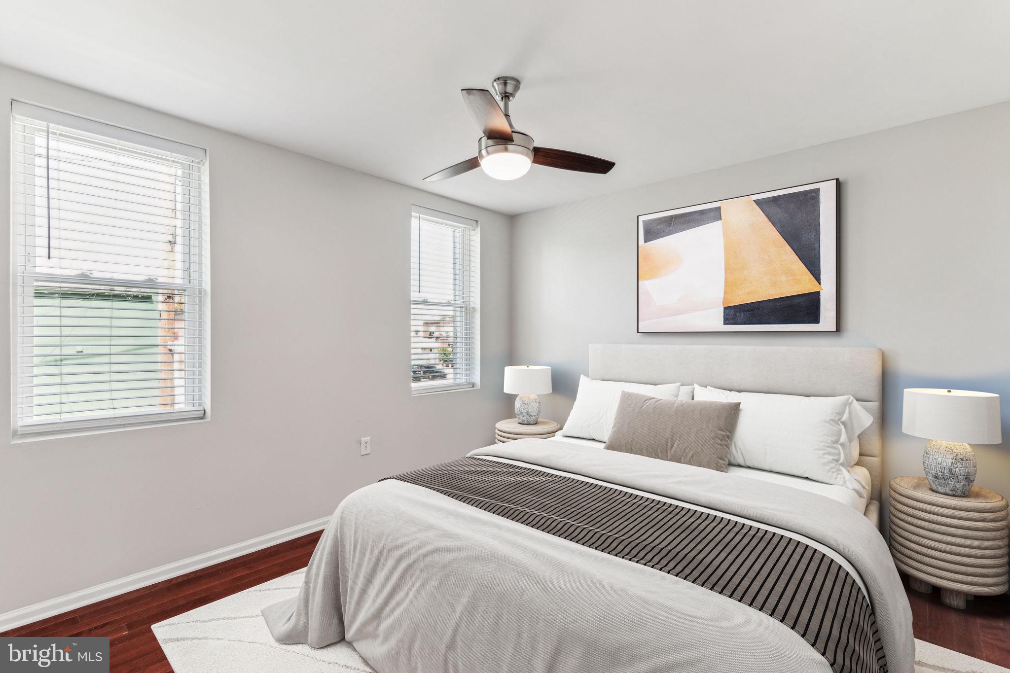 3131 Edgemont Street Philadelphia, PA 19134 - Photo 25 of 39 a bedroom with a bed and a window