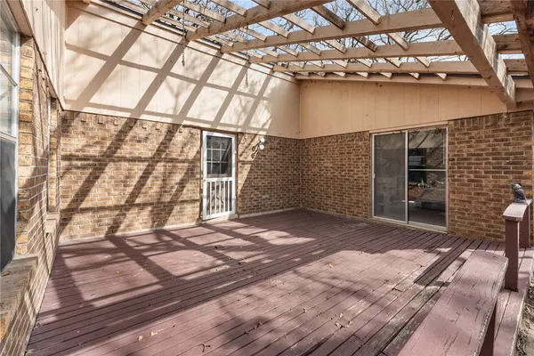 a view of a backyard of a house