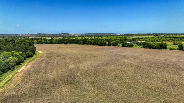 a view of an outdoor space and mountain view in back
