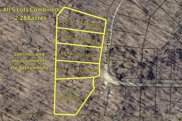 $50,000 | Lot 44-48 Red Bud Drive, Catawissa, MO 63015
