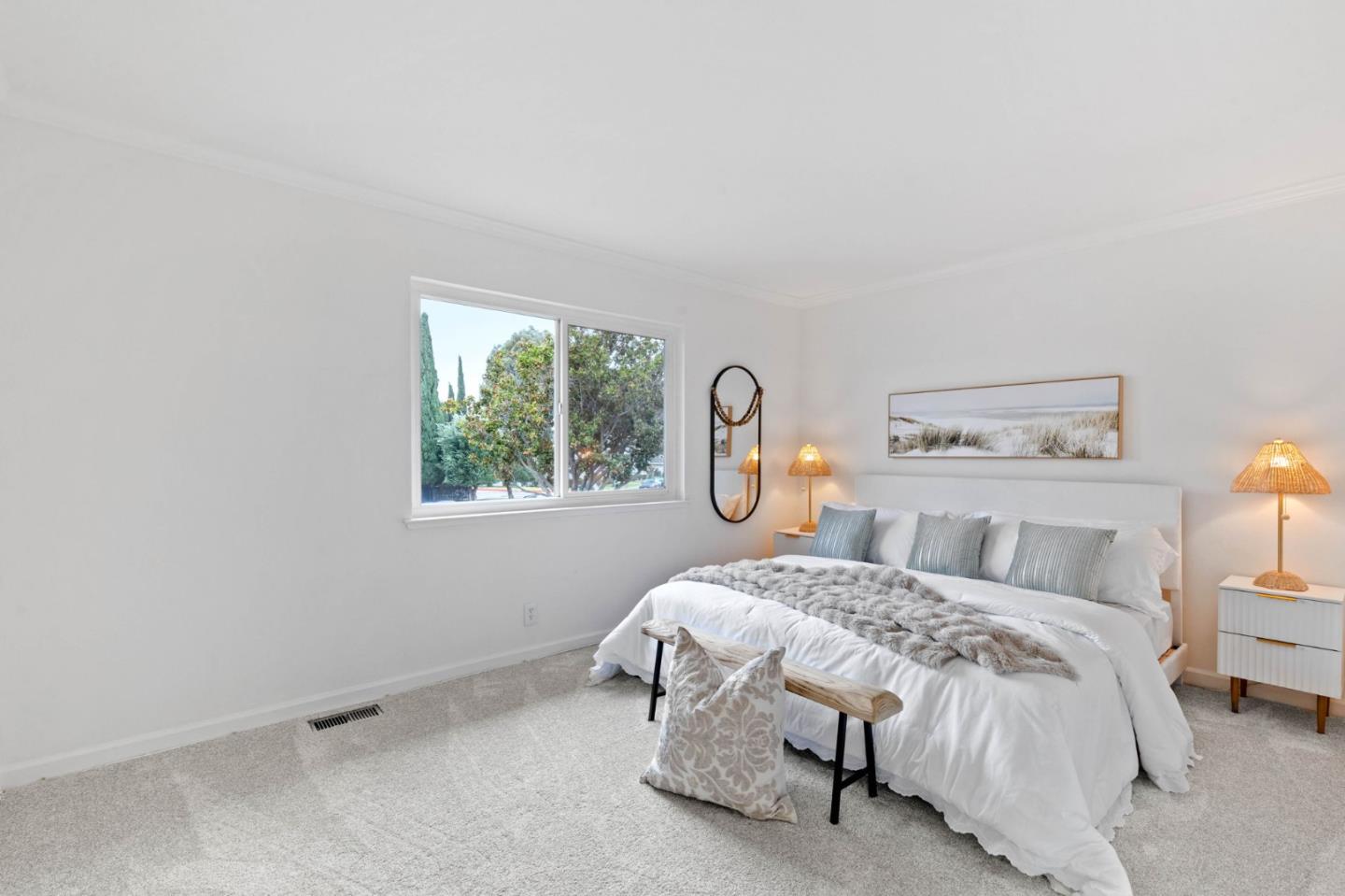 5536 Spinnaker Drive, Unit 3 San Jose, CA 95123 - Photo 22 of 30 a bedroom with a bed and a window