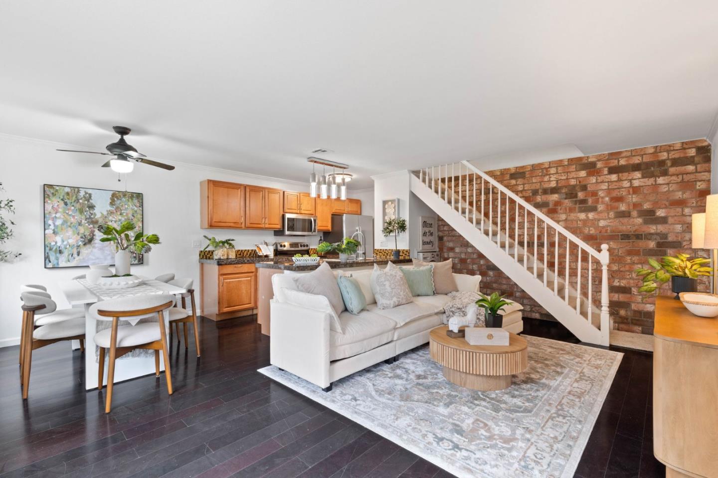5536 Spinnaker Drive, Unit 3 San Jose, CA 95123 - Photo 6 of 30 a living room with furniture and wooden floor