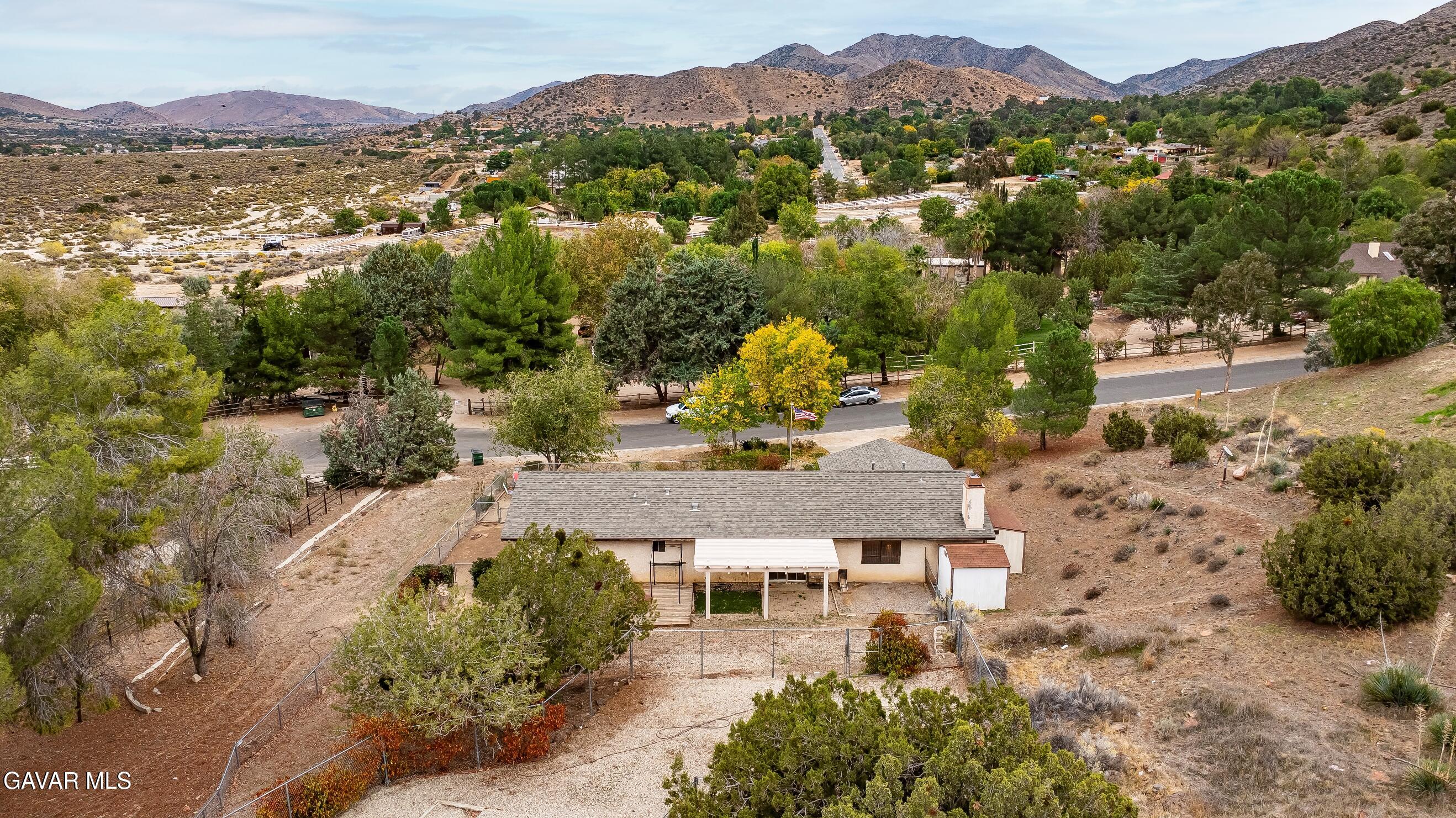 31741 Lake Meadow Road Acton, CA 93510 - Photo 45 of 59 a view of a town with mountains in the background