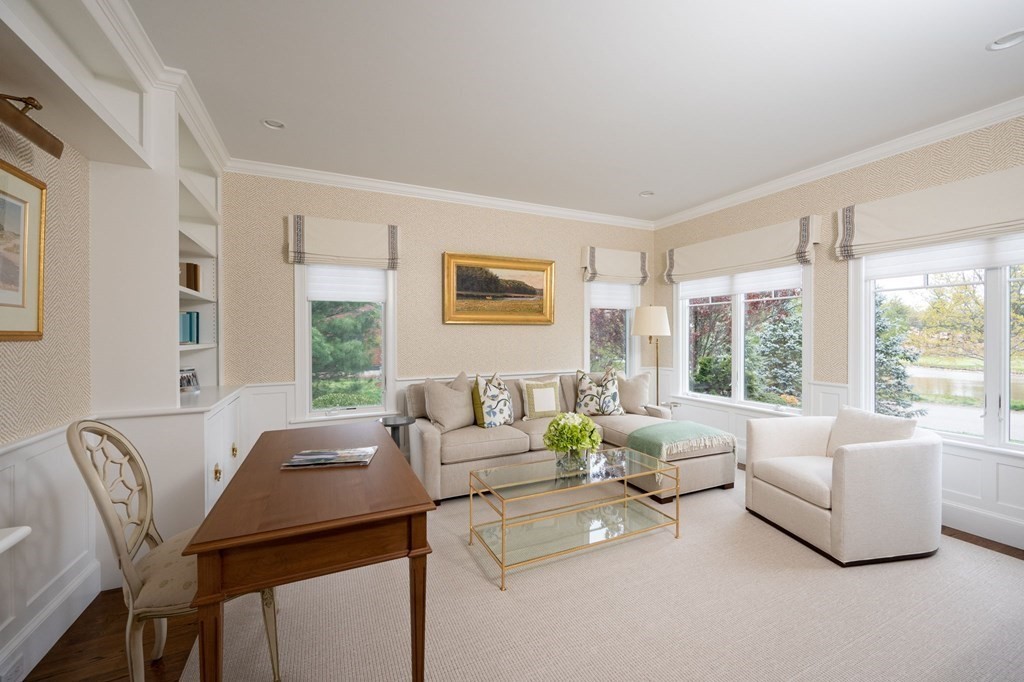155 Black Rock Drive, Unit 155 Hingham, MA 02043 - Photo 20 of 42 a living room with furniture and a large window