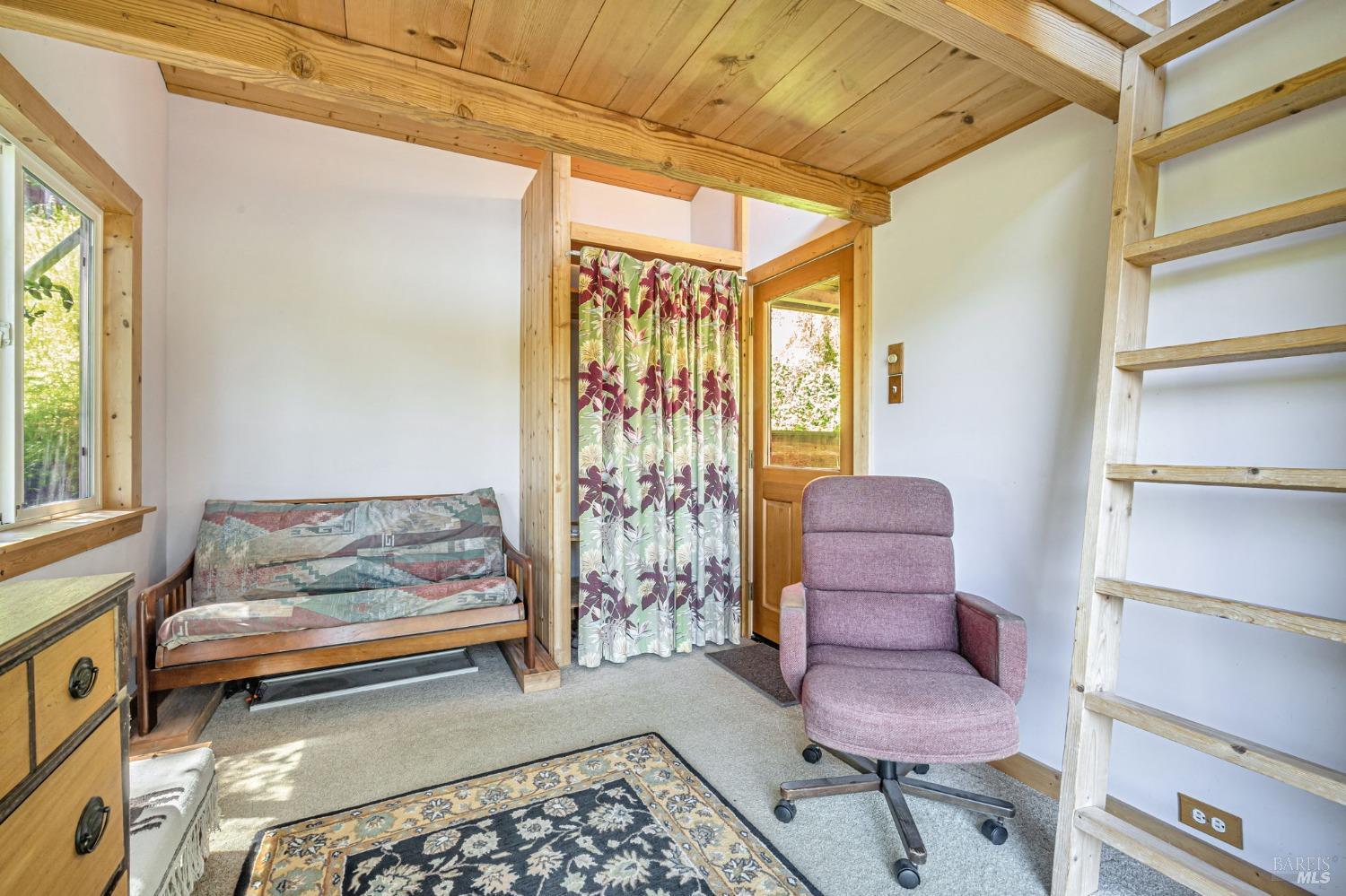1561 South Fitch Mountain Road Healdsburg, CA 95448 - Photo 28 of 44 a living room with furniture and a rug