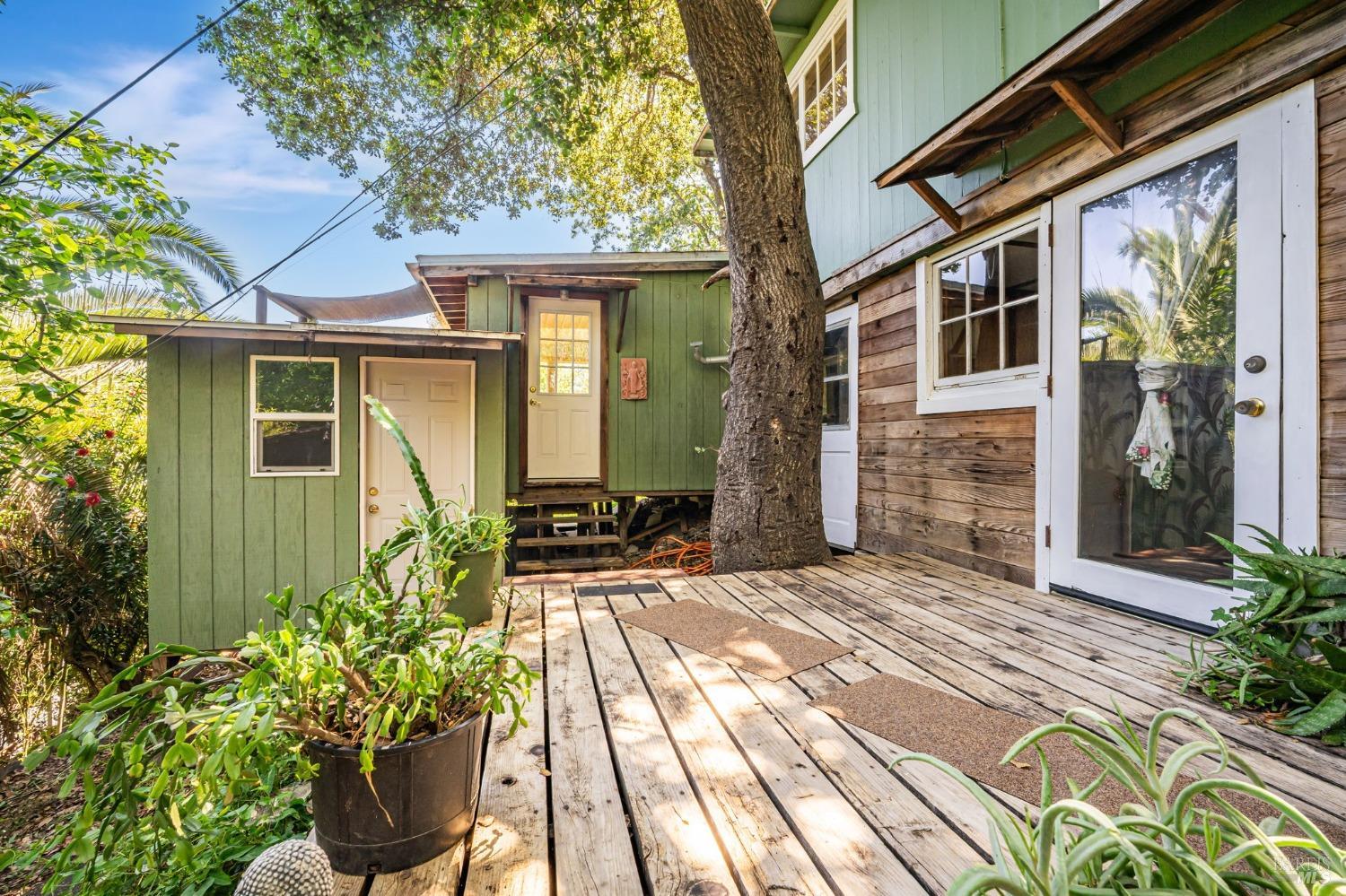 1561 South Fitch Mountain Road Healdsburg, CA 95448 - Photo 7 of 44 a front view of a house with a yard
