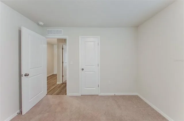 a view of an empty room