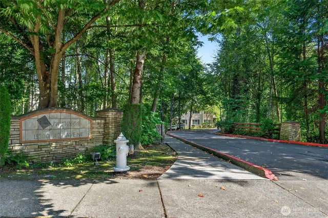 a view of backyard with green space