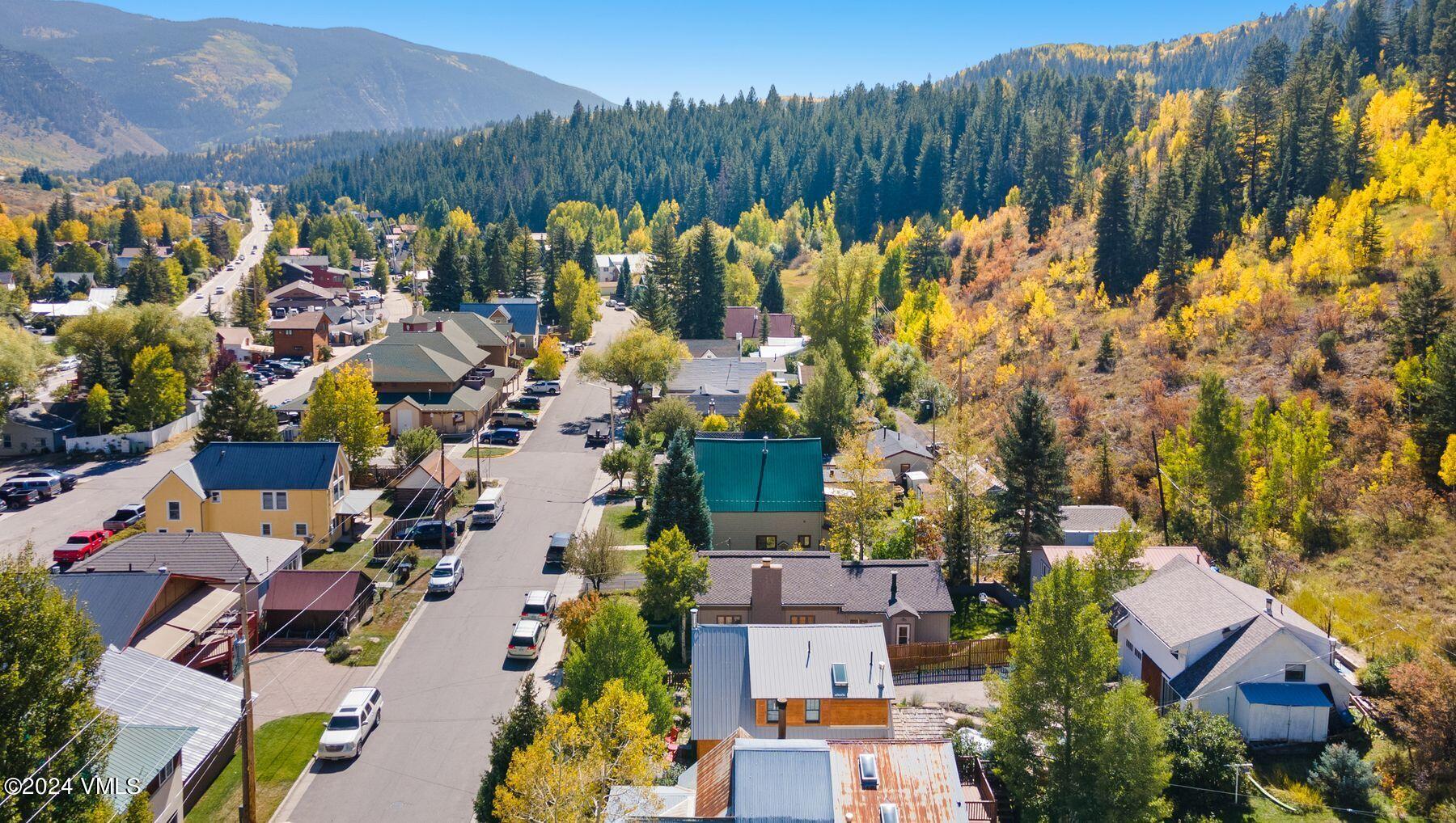 245 Pine Street Minturn, CO 81645 - Photo 42 of 44 an aerial view of residential house with outdoor space and parking