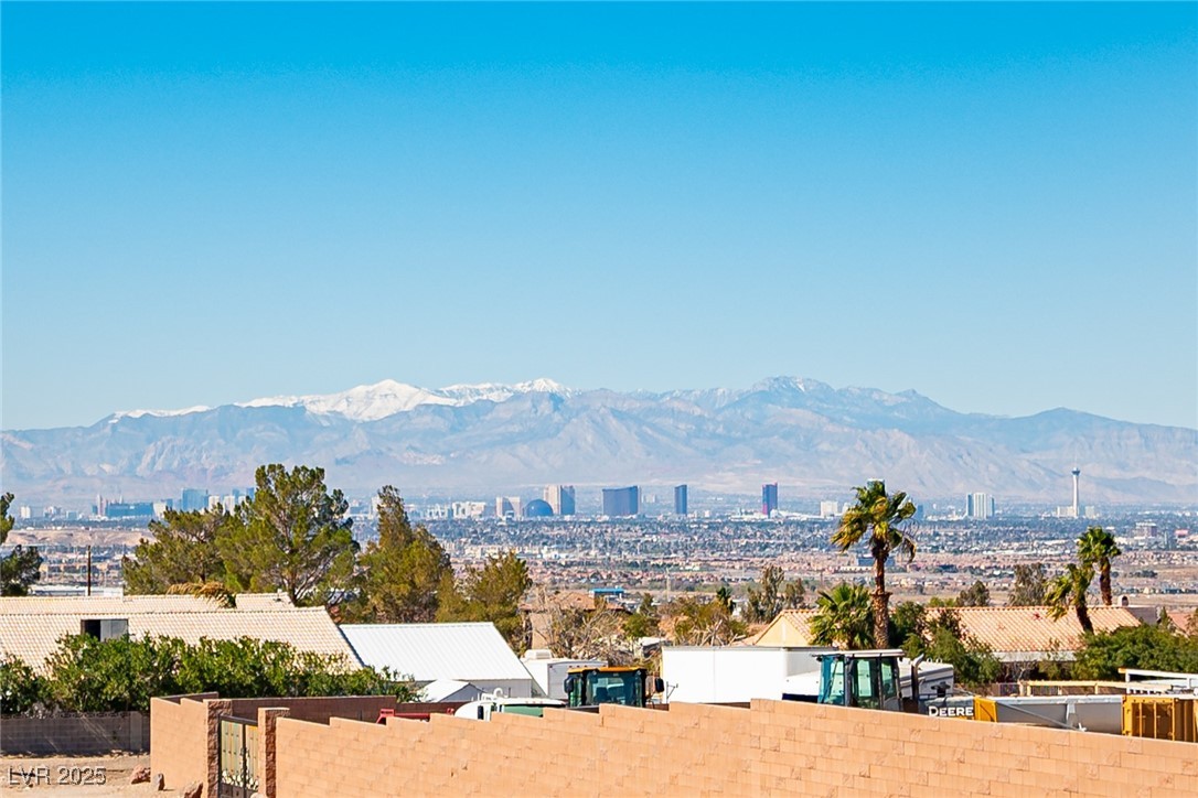 View of mountain backdrop