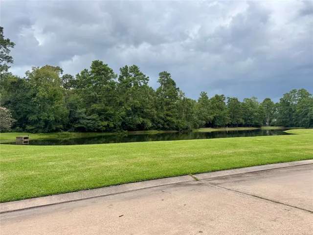 a view of a big yard next to a yard