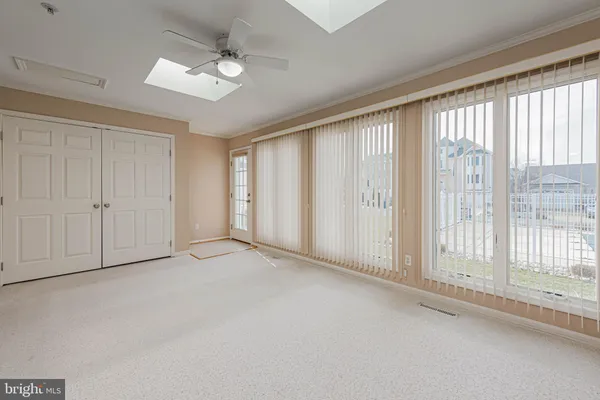 a view of a hallway with elevator
