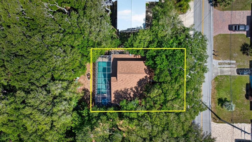 4758 South Peninsula Drive Ponce Inlet, FL 32127 - Photo 49 of 53 an aerial view of a house with pool
