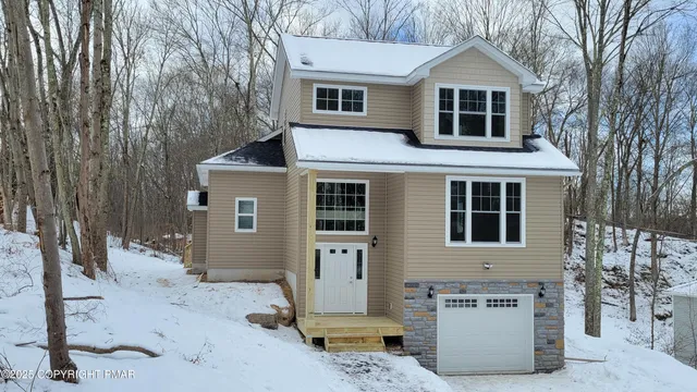 a view of outdoor space with garden