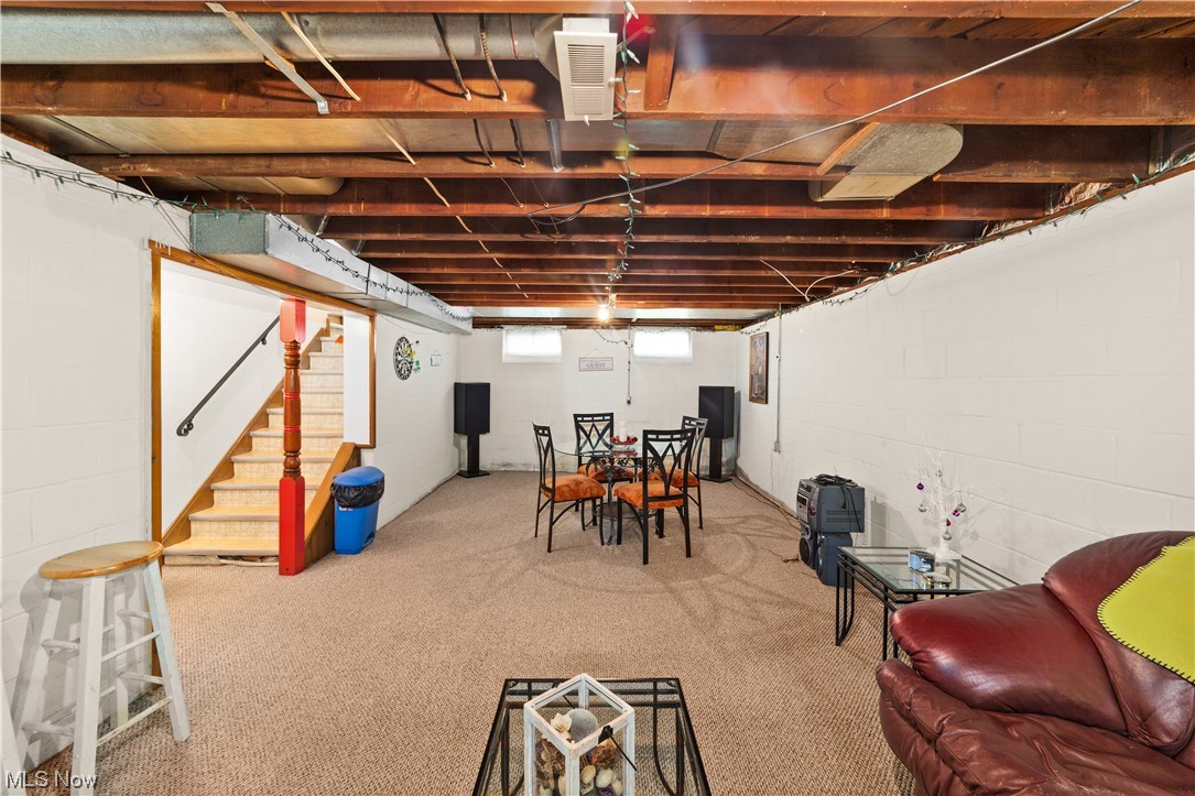 16650 Libby Road Maple Heights, OH 44137 - Photo 19 of 25 Basement with light carpet