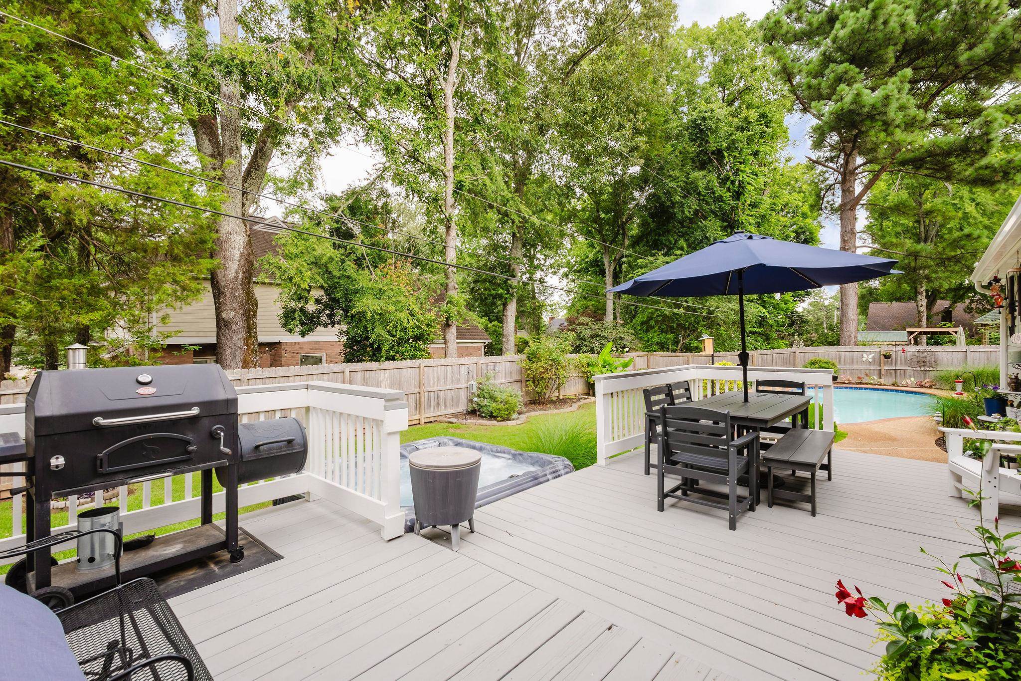 305 Great Falls Road Collierville, TN 38017 - Photo 17 of 23 Spacious outdoor deck featuring light gray wood-finish decking and white railings