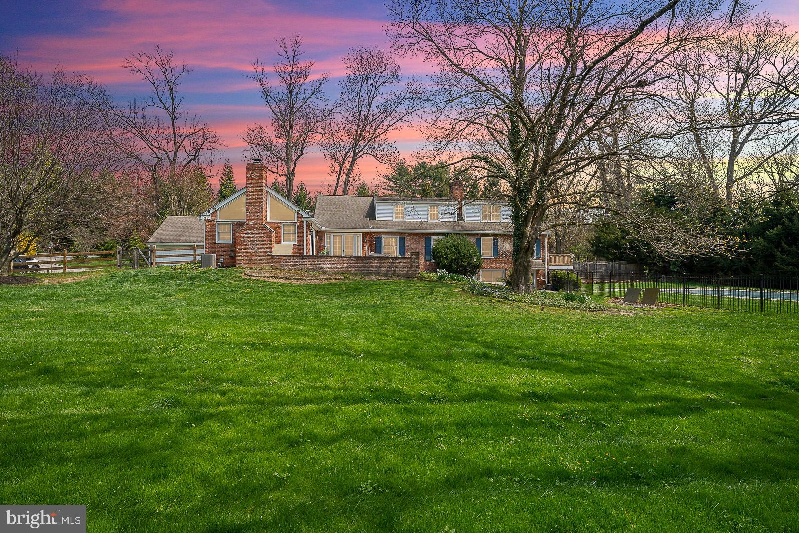1416 Old Gulph Road Villanova, PA 19085 - Photo 40 of 41 a view of a house with a yard