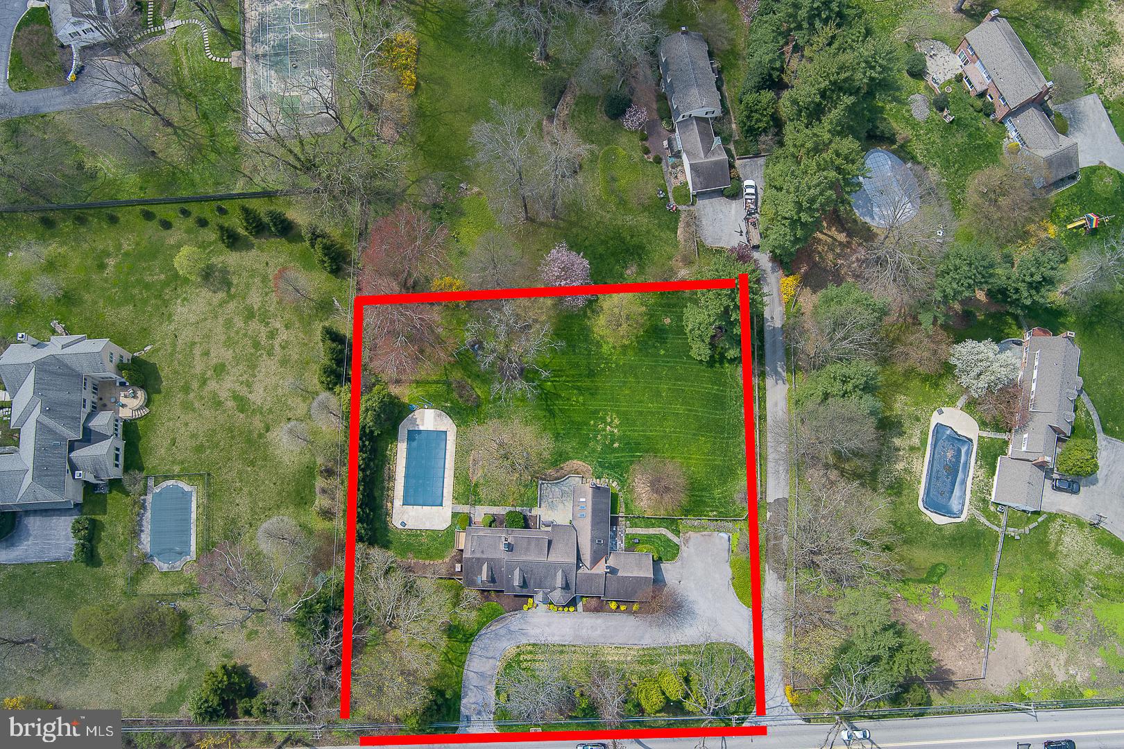 1416 Old Gulph Road Villanova, PA 19085 - Photo 41 of 41 an aerial view of multiple house