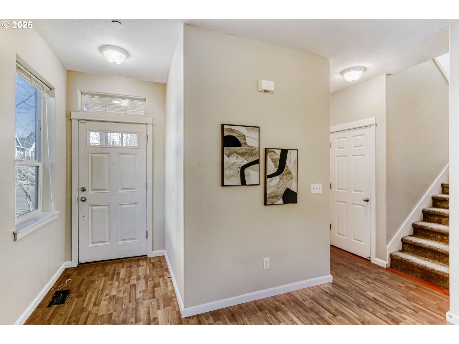 12675 Southwest 158th Terrace Beaverton, OR 97007 - Photo 13 of 26 a view interior of a house with wooden floor and stairs