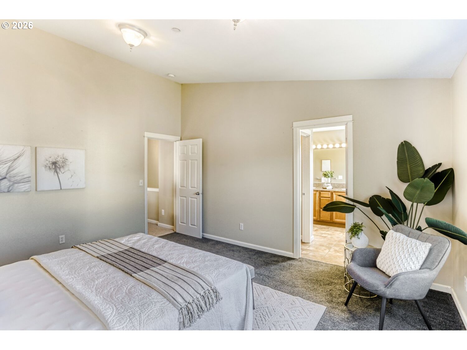 12675 Southwest 158th Terrace Beaverton, OR 97007 - Photo 15 of 26 a bedroom with a bed and chair
