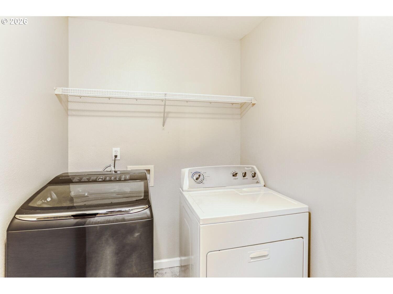 12675 Southwest 158th Terrace Beaverton, OR 97007 - Photo 22 of 26 a utility room with dryer and washer