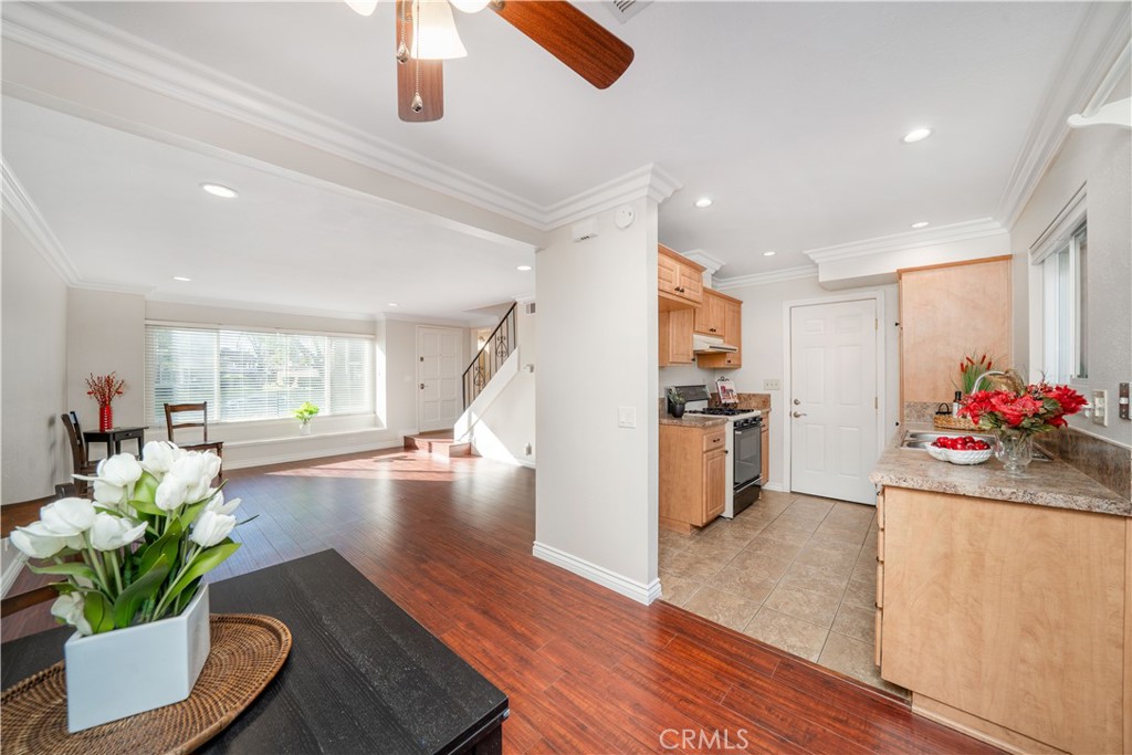 6486 Penn Street, Unit B Moorpark, CA 93021 - Photo 7 of 38 a view of a living room and kitchen