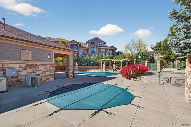 a view of a chairs and tables in the patio