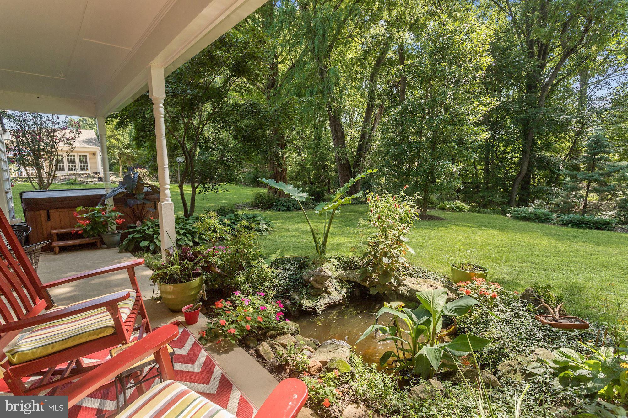 903 Bosley Road Hunt Valley, MD 21030 - Photo 35 of 45 Covered Patio | o Tub |Koi Pond