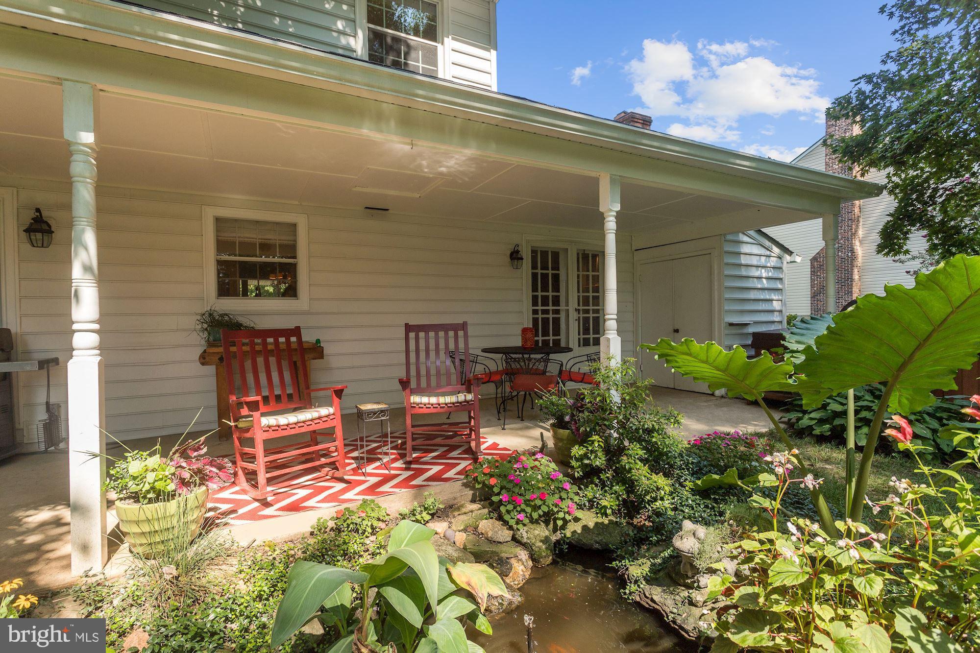 903 Bosley Road Hunt Valley, MD 21030 - Photo 36 of 45 Covered Patio | Koi Pond