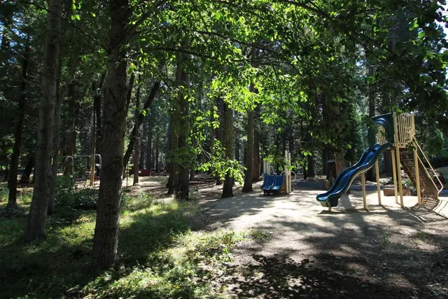 a view of outdoor space with seating