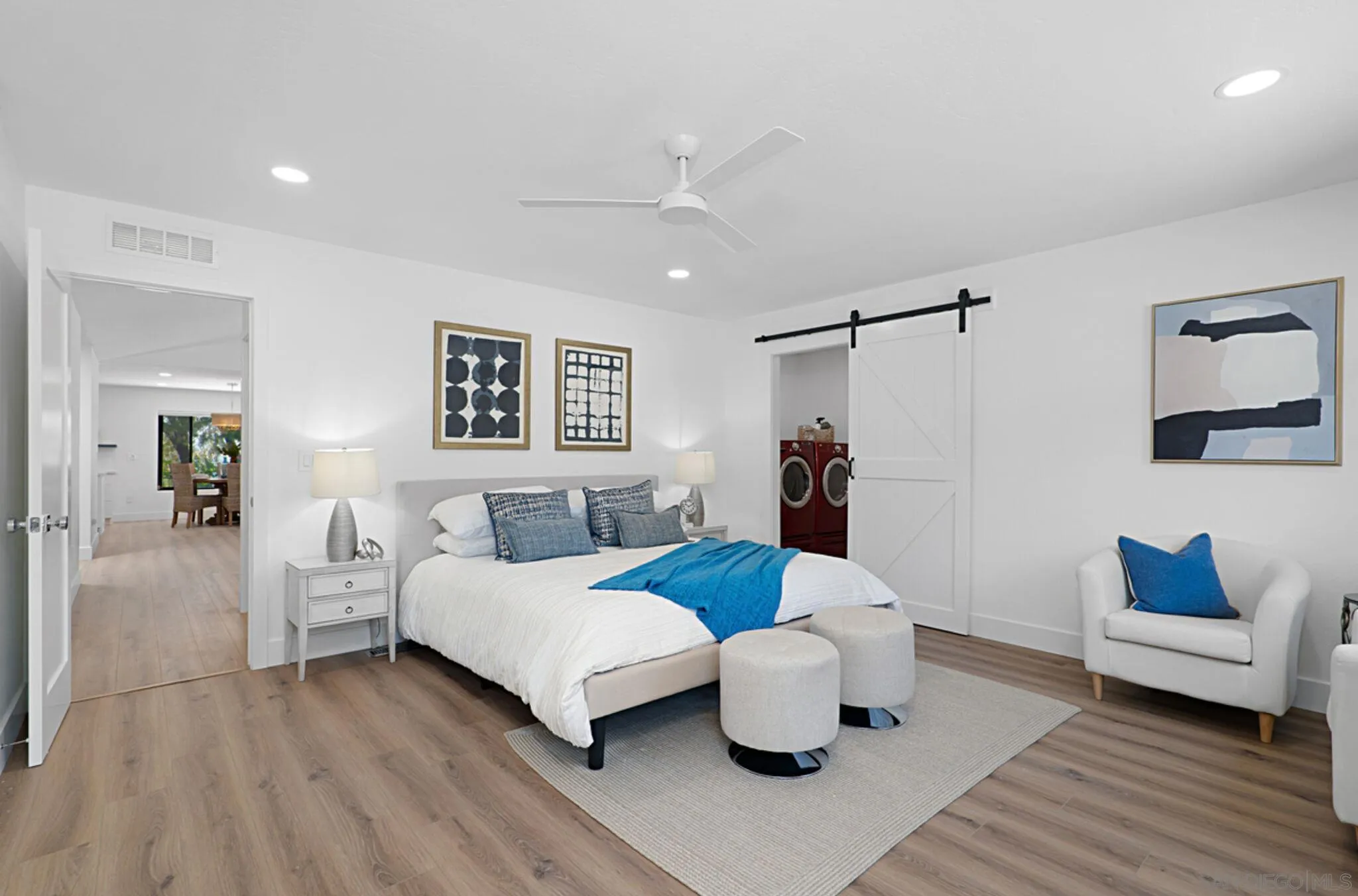 2282 Morgan Road Carlsbad, CA 92008 - Photo 14 of 28 a bedroom with a bed and a couch