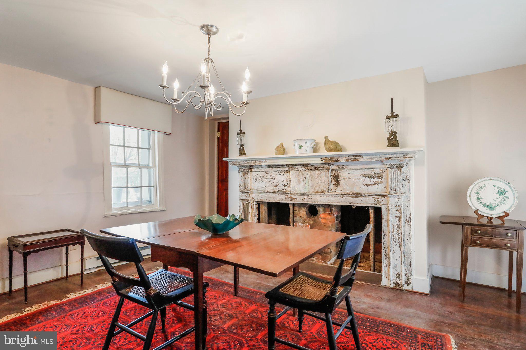 279 White Post Road White Post, VA 22663 - Photo 6 of 36 Dining room with large fireplace
