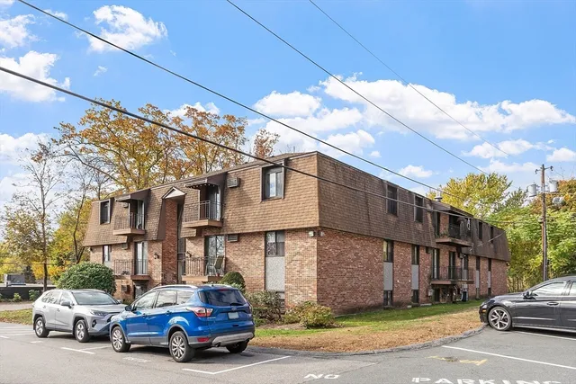 a car parked in front of a building