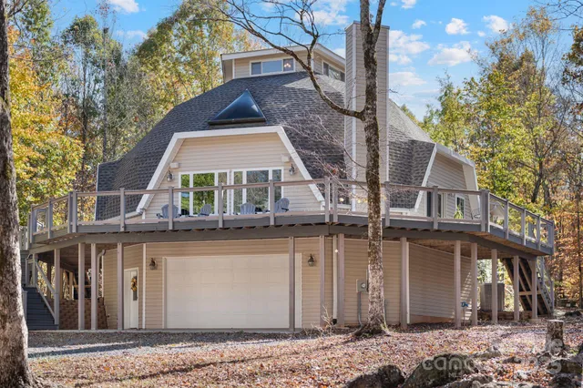 a aerial view of a house