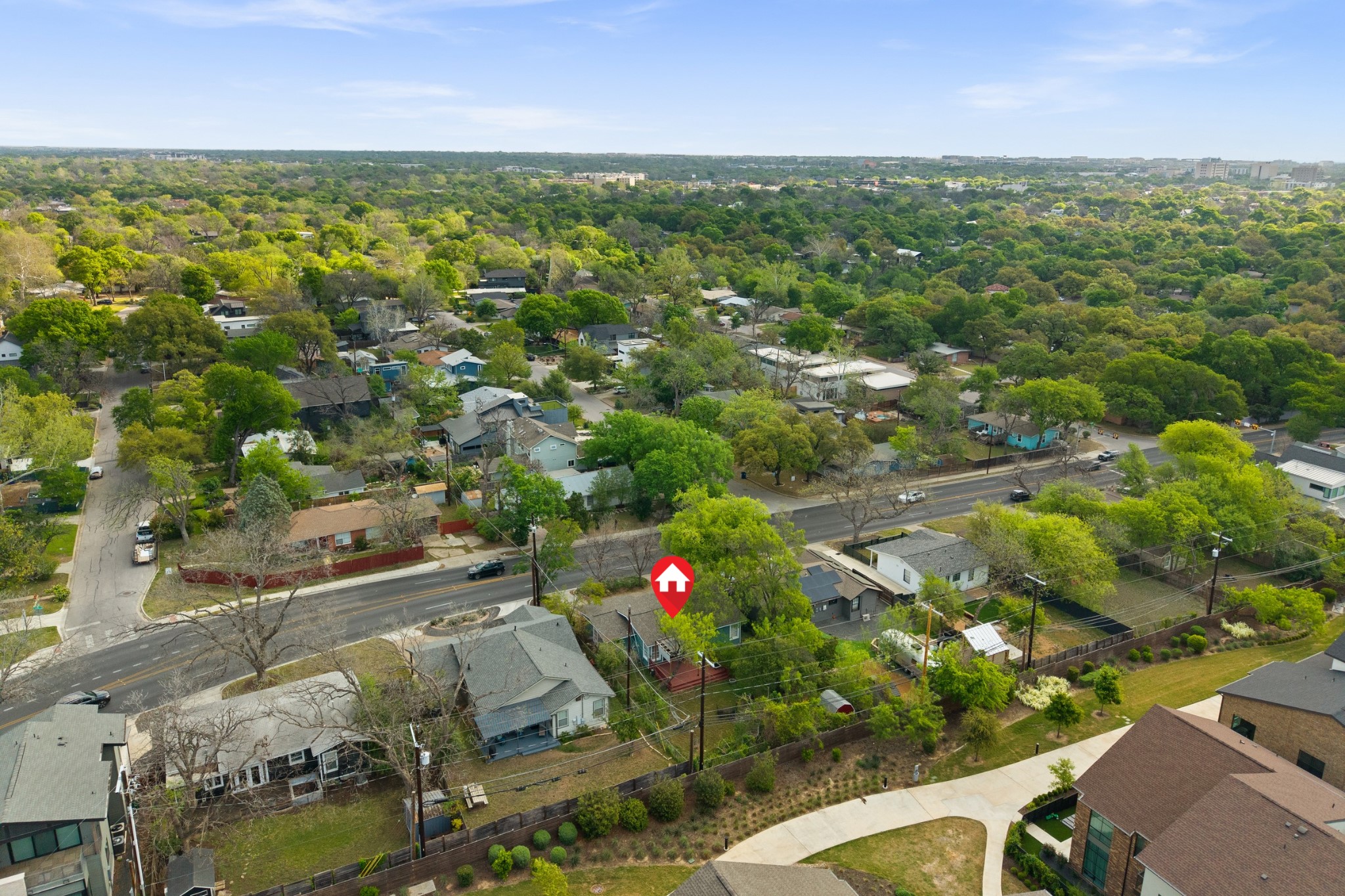 2639 West 45th Street Austin, TX 78731 - Photo 17 of 29 Aerial view of residential area